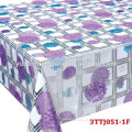colorful printing 3 layer table cloth